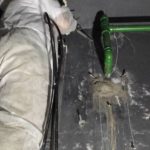 Tratamento de infiltrações através de injeção de resina